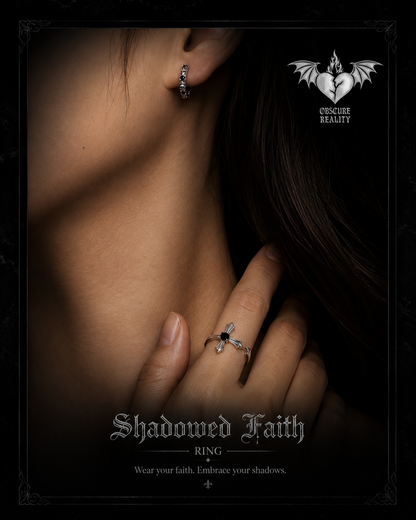 Shadowed Faith Ring