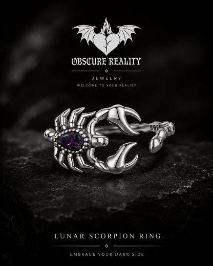 Lunar Scorpion Ring