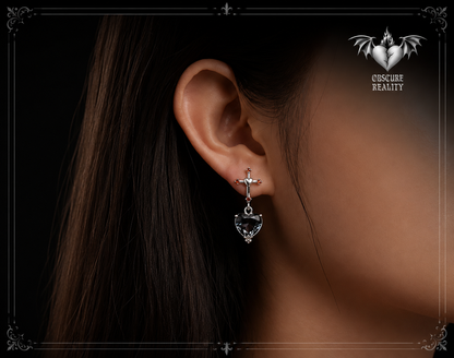 Shadowlit Crossdrop Earrings