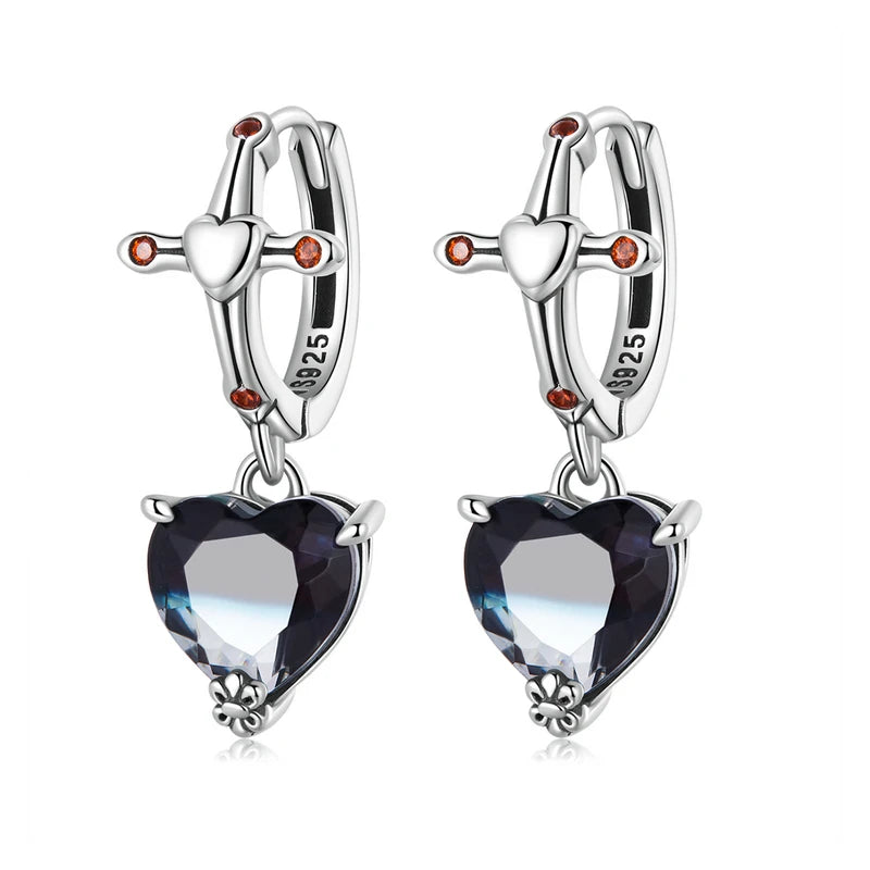 Shadowlit Crossdrop Earrings