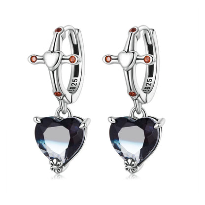 Shadowlit Crossdrop Earrings