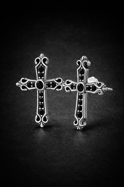 Vigil Cross Studs
